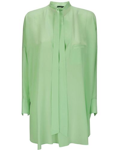 Jejia Klassisches Seidenhemd - Grün