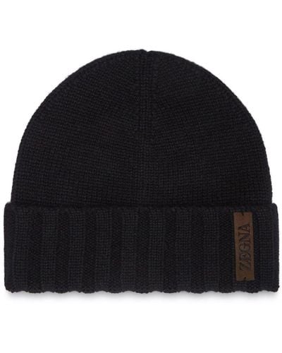 Zegna Wool Hat - Black
