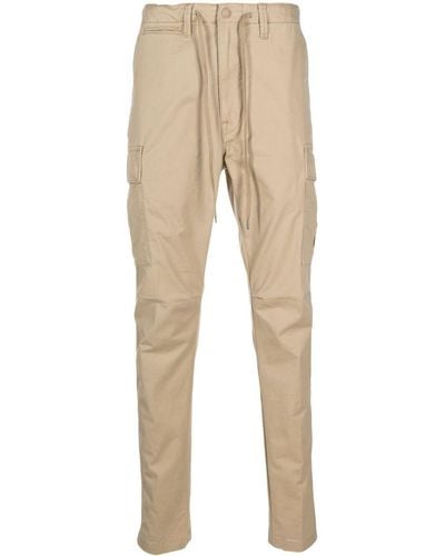 Polo Ralph Lauren Pantalon à taille à lien de resserrage - Neutre