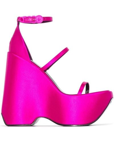 Versace Triplatform Sandalen 170mm - Pink