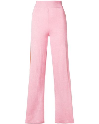 Cashmere In Love Esther Striped Pants - Pink
