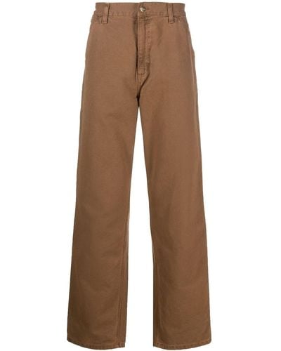 Carhartt Straight-leg High Waist Jeans - Brown