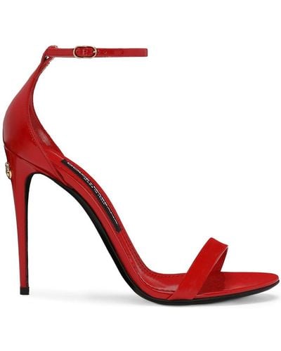 Dolce & Gabbana Shoes > sandals > high heel sandals - Rouge