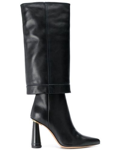 Jacquemus Les Bottes Pantalon Leather Boots - Black