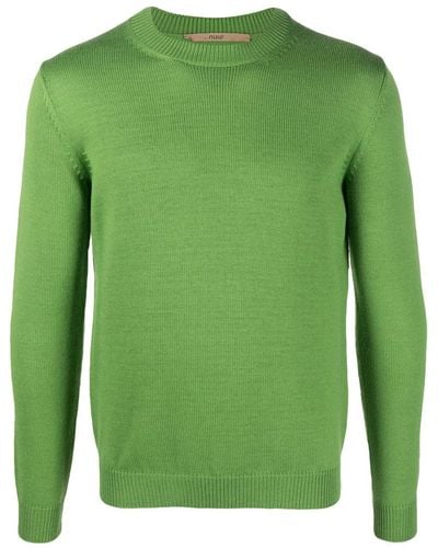 Nuur Pull tricoté en laine mérinos - Vert
