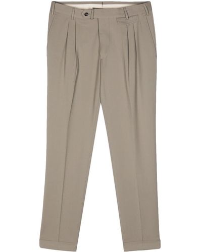 Dell'Oglio Pantalones chinos ajustados - Gris