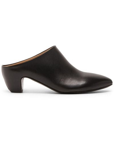 Marsèll Mules Stonda en cuir - Marron