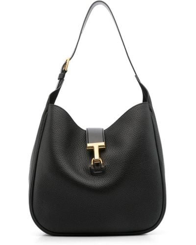 Tom Ford Medium Monarch Shoulder Bag - Black