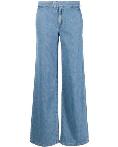 Twin Set Jeans mit weitem Bein - Blau