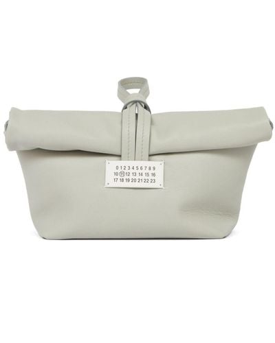 Maison Margiela Pochette Paper en cuir - Blanc