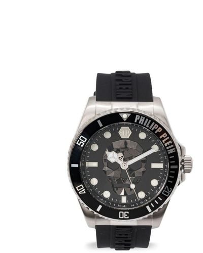 Philipp Plein The $kull Diver 43mm 腕時計 - ブラック