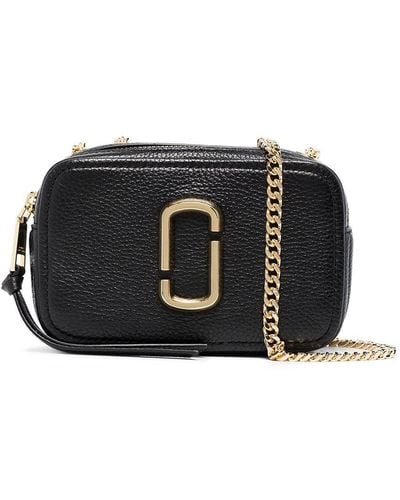 Marc Jacobs The Glam Shot 17 Leather Cross-body Bag - Black