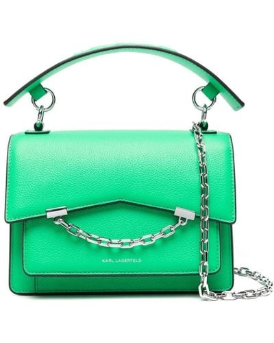 Karl Lagerfeld K/seven Leather Tote Bag - Green