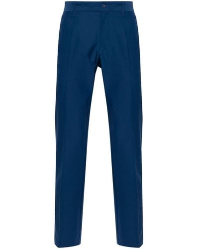 J.Lindeberg Ellott Bonded Straight-leg Pants - Blue