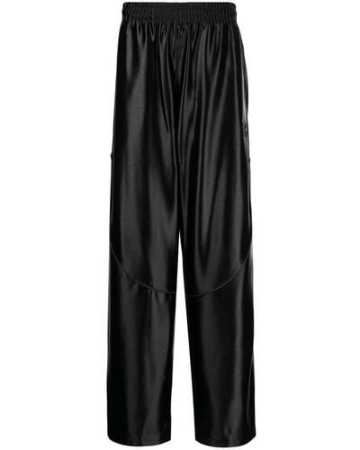 Alexander Wang Logo-embossed Track Trousers - Black