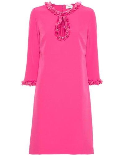 P.A.R.O.S.H. Kleid mit Pailletten - Pink