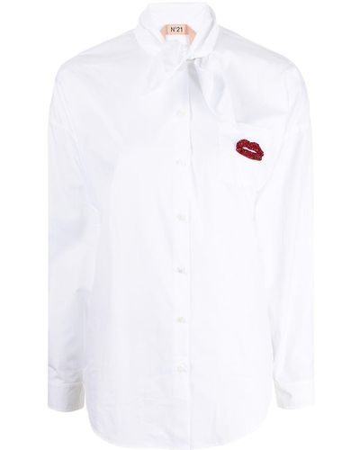 N°21 タイディテール シャツ - ホワイト