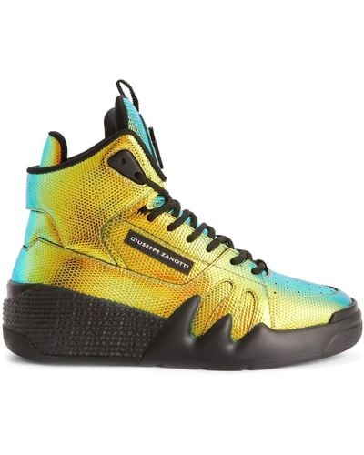 Giuseppe Zanotti Talon High-top Sneakers - Yellow