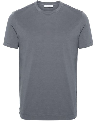 Cruciani Crew-neck Short-sleeve T-shirt - Grey
