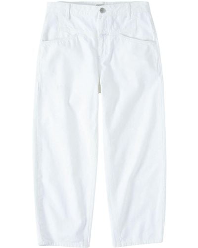 Closed Stover-x Cropped Jeans - White