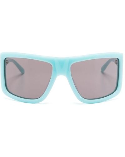 Courreges Gafas de sol con logo grabado - Azul