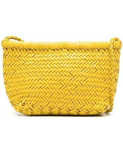 Dragon Diffusion Minsu Leather Crossbody Bag - Yellow