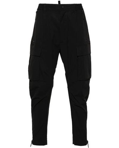 DSquared² D2 Sexy Tapered Cargo Pants - Black