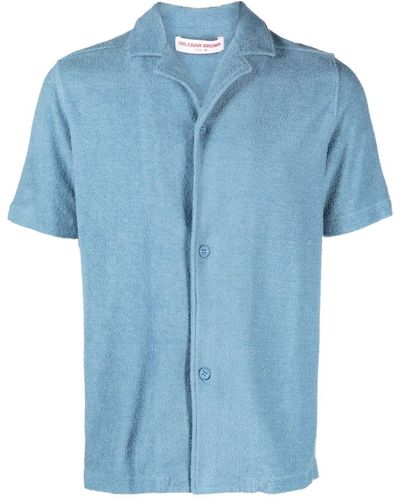 Orlebar Brown Camicia Howell - Blu