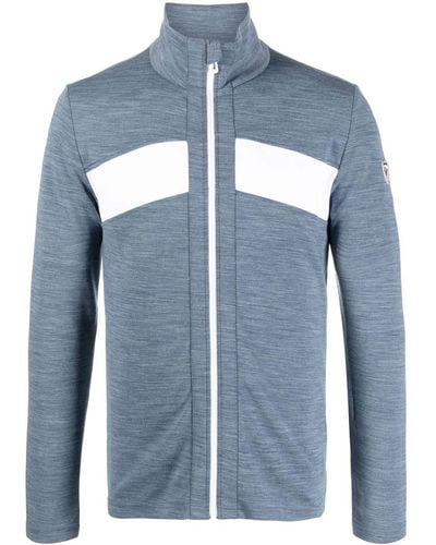 Rossignol React Logo-patch Zip-up Sports Top - Blue