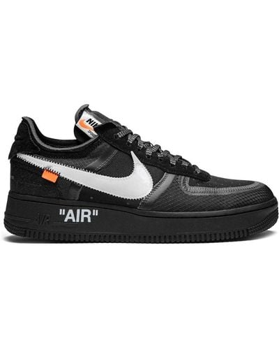 NIKE X OFF-WHITE The 10: Nike Air Force 1 Lage Sneakers - Zwart