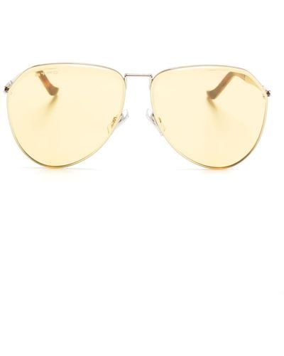 Etro Luxury Metal Pilot-frame Sunglasses - Natural