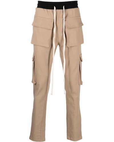 MOUTY Cargo-pocket Tapered Pants - Natural