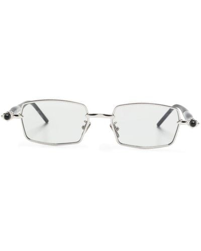 Kuboraum Maske P73 Rectangle-frame Sunglasses - Metallic