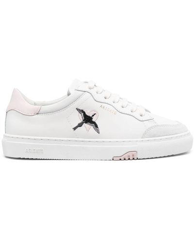 Axel Arigato Clean 90 Embroidered Leather Sneakers - White