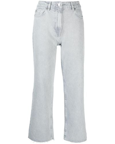 IRO Bootcut-Jeans mit hohem Bund - Grau