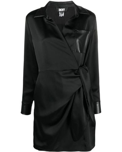 DKNY Kleid im Blazer-Look - Schwarz