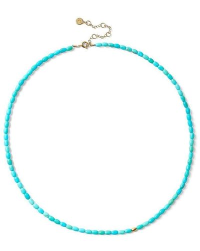 The Alkemistry 18kt Yellow Gold Turquoise Necklace - Blue