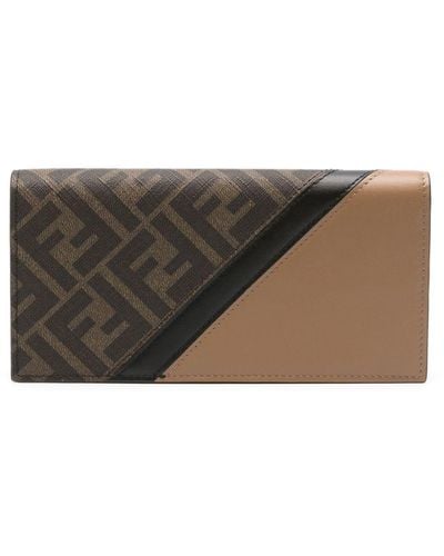 Fendi Continental Bi-Fold Wallet - Gray