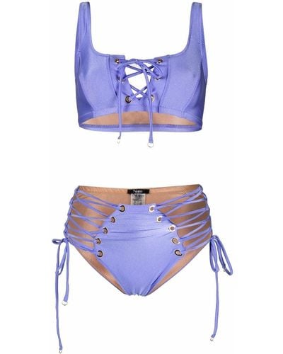 Noire Swimwear Tweedelige Bikini - Blauw