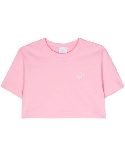 Patou T-Shirt With Logo - Pink