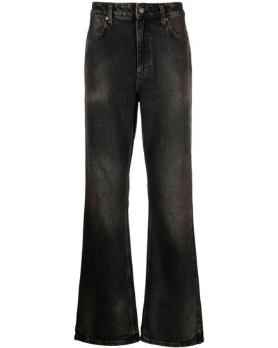 Guess USA Mid-rise Flared Jeans - Black