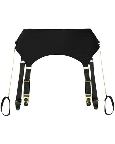 Maison Close Tapage Nocturne Garter Belt - Black