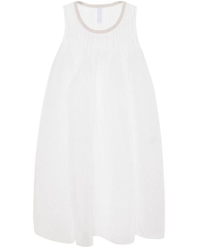 CFCL Pottery Lucent Flared Dress - White