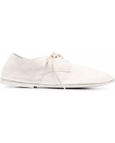 Marsèll Chaussures lacées en daim - Blanc