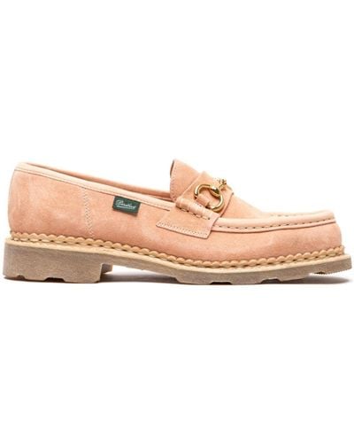 Paraboot Vicennes Suede Loafers - Pink