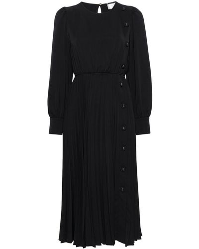 Nissa Button-detailed Maxi Dress - Black