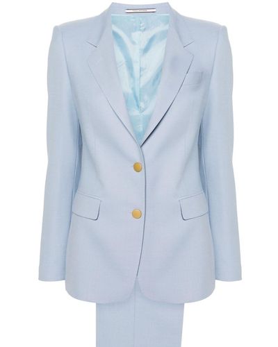 Tagliatore Single-breasted Evening Suit - Blue