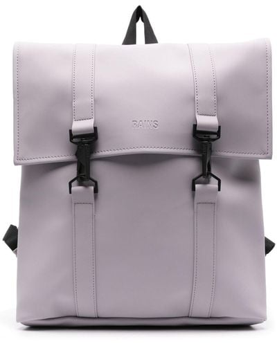 Rains Mini Msn W3 Foldover Backpack - Gray
