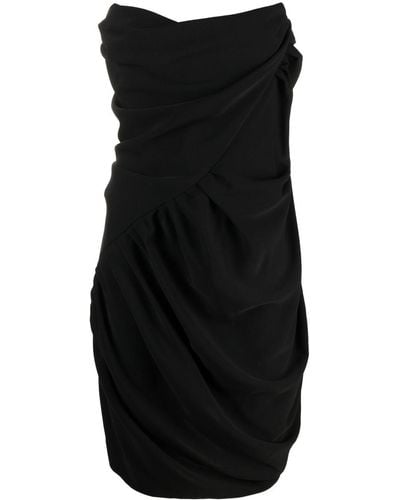 Vivienne Westwood ブルー Pointed ミニドレス - ブラック