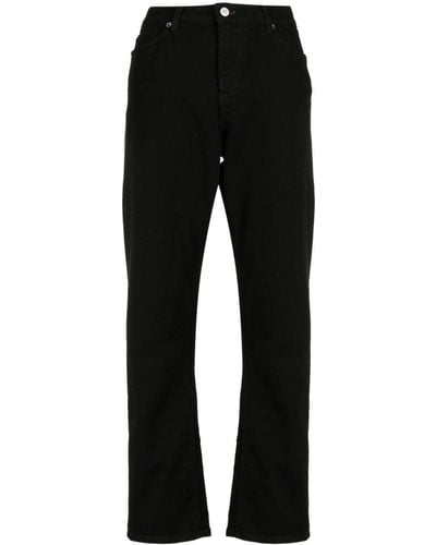 PS by Paul Smith Low-rise Straight-leg Jeans - Black
